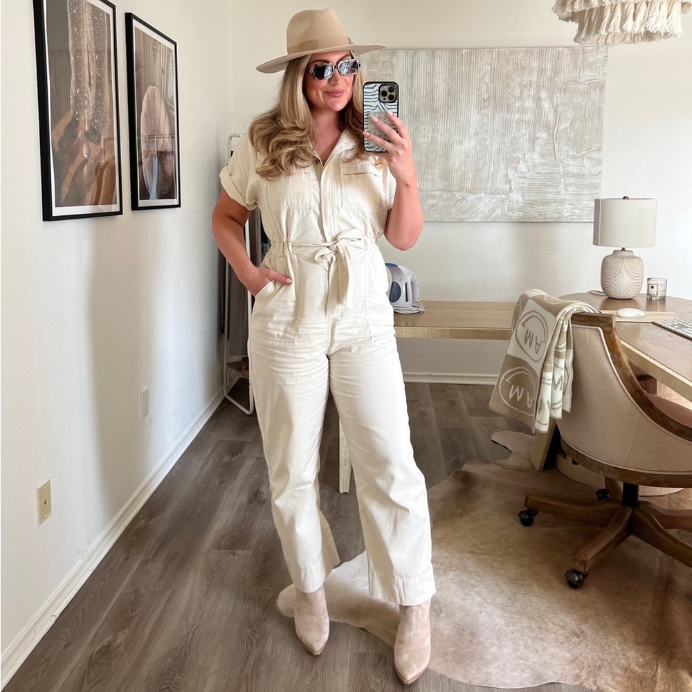 Cream Jumpsuit